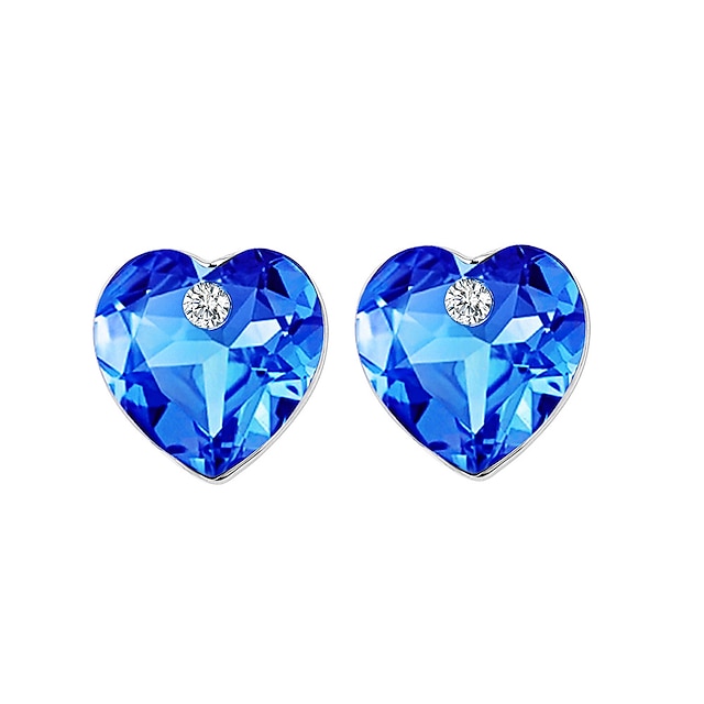  Stud Earrings For Women's Crystal Party Birthday Business Crystal Rhinestone Alloy Logo Aquarius