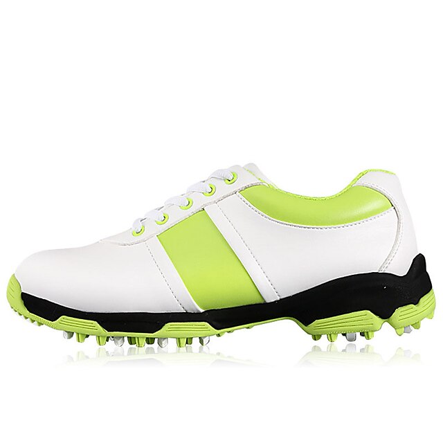  Women's Casual Shoes Golf Shoes Flat Low-Top Anti-Slip Cushioning Fast Dry Breathable Leisure Sports Pointed Toe Rubber Summer Spring Pink Green