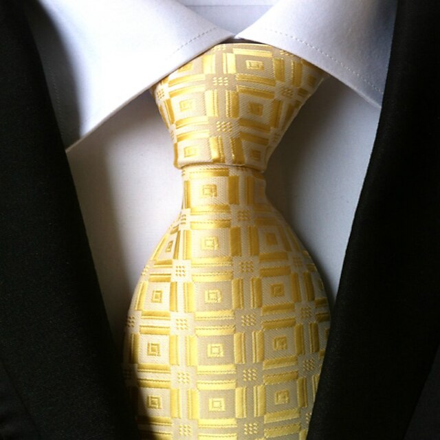  ربطة العنق مخطط مقلّم رجالي عمل / كاجوال