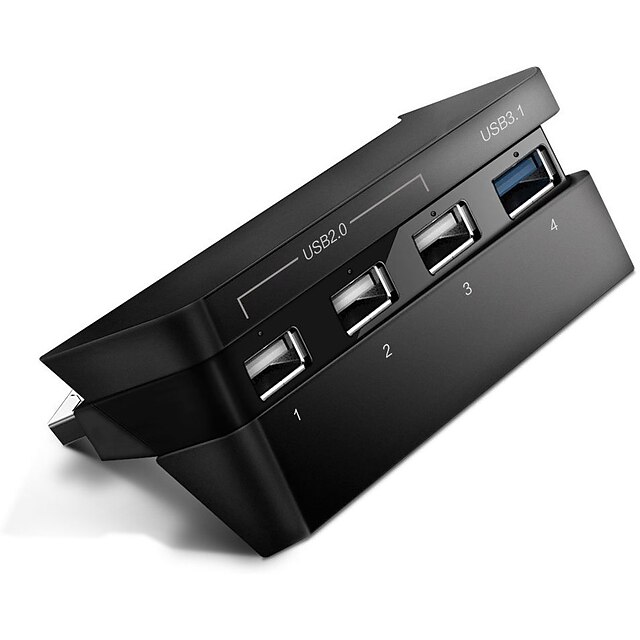  TP4-821 Hub USB Para PS4 Magro ,  Slim / Hub USB Hub USB Metal / ABS 1 pcs unidade