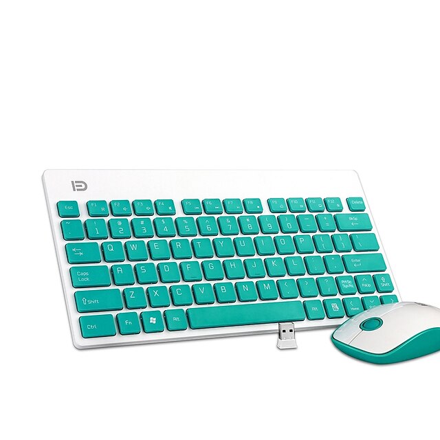  LITBest W01 2.4GHz Combinação de teclado do mouse teclado escritório Silenciozo mouse trackball Mini