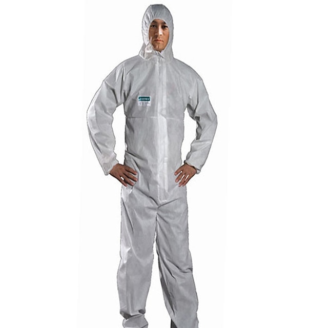  Sataanti-staticclothingxxl breathablefilmdust-proofandanti-static verf chemische beschermende kleding overall met capgarment / 1