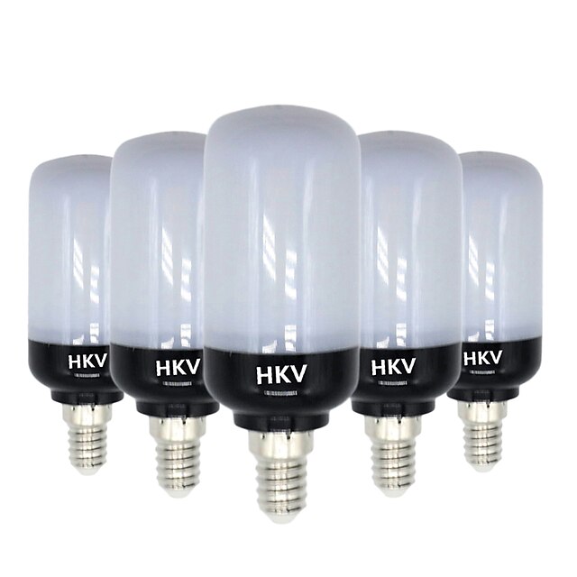  HKV 5pcs 8 W LED kukorica izzók 700-800 lm E14 E26 / E27 81 LED gyöngyök SMD 5736 Meleg fehér Hideg fehér 220-240 V / 5 db. / RoHs