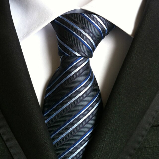  Men's Work Stripes Party Necktie Striped