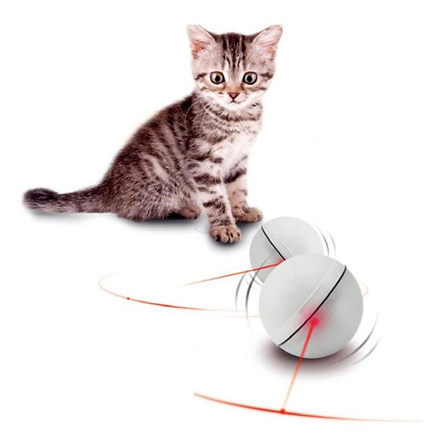  Piłka Interaktywny Interaktywne zabawki dla kotów Zabawne zabawki dla kotów Kot Psy Elektroniczny Plastik Prezent Zabawka dla zwierząt Pet Play