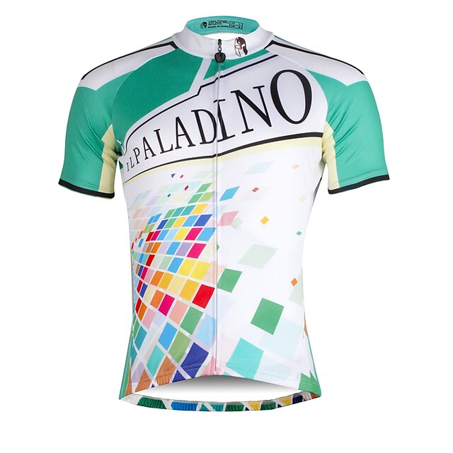  ILPALADINO Men's Short Sleeve Cycling Jersey Summer Polyester Skull Funny Fashion Bike Jersey Top Mountain Bike MTB Road Bike Cycling Ultraviolet Resistant Quick Dry Breathable Sports Clothing Apparel