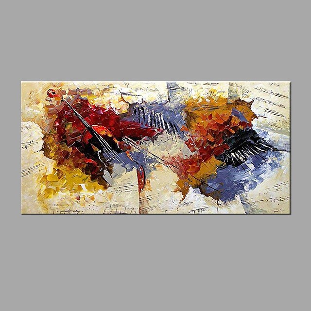  Hang-malované olejomalba Ručně malované - Abstraktní Klasické Moderní Obsahovat vnitřní rám