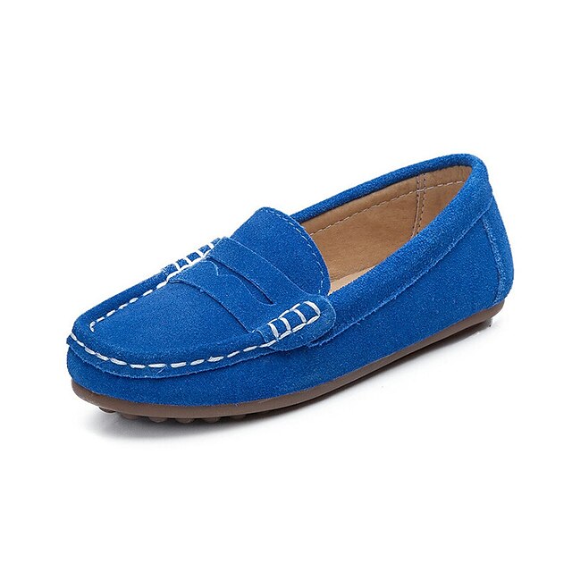  Boys' Suede Loafers & Slip-Ons Moccasin Blue Summer / Rubber
