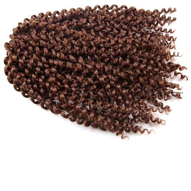  Hajfonás Göndör Jerry hajfürt Göndör fonás Emberi haj tincsek 100% kanekalon haj Kanekalon Hair Zsinór Napi / Csomagban 3 köteg található. Általában 5-6 köteg elegendő egy teljes fej számára.