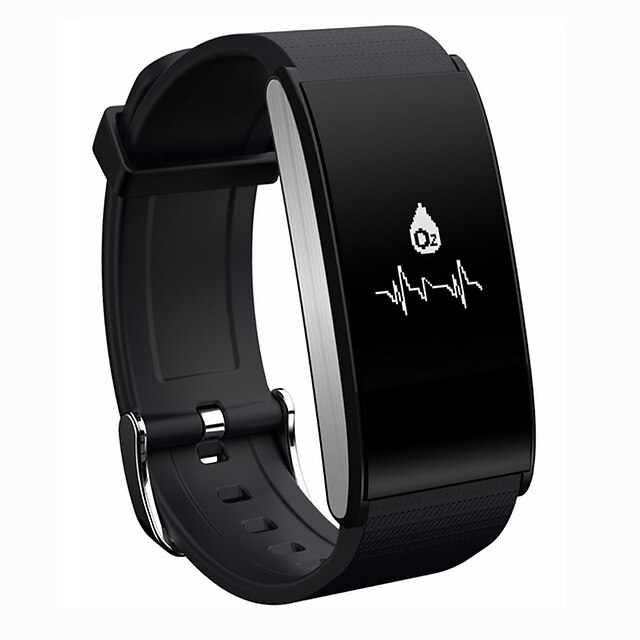  Smart Bracelet Smartwatch iOS / Android Water Resistant / Waterproof / Touch Screen / Heart Rate Monitor Gravity Sensor / Heart Rate Sensor / Finger sensor Silicone White / Black / Gold / Camera