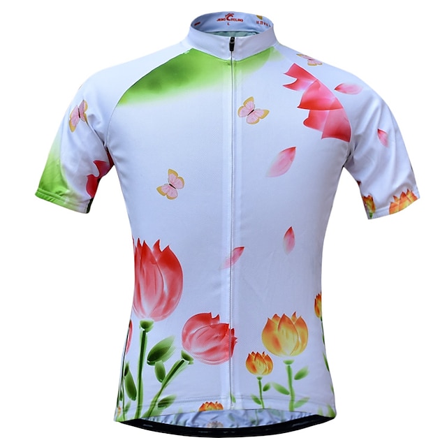  JESOCYCLING Women's Short Sleeve Cycling Jersey Bike Jersey, Quick Dry, Breathable, Sweat-wicking / Stretchy