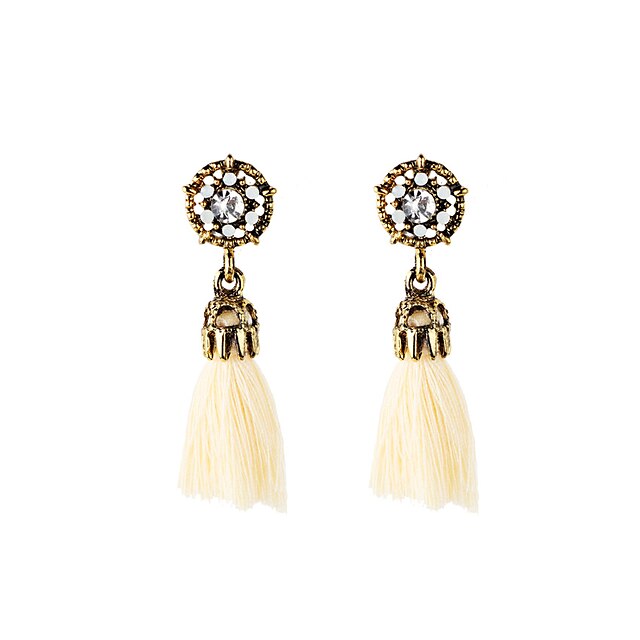  Women's Drop Earrings Luxury Pendant Tassel Fashion Euramerican Fabric Alloy Geometric Jewelry Gift Casual Outdoor