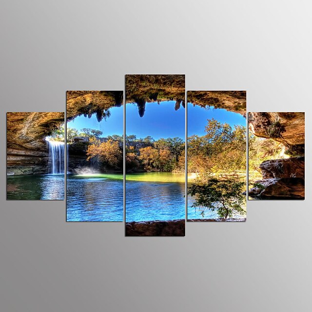  Print Stretched Canvas Prints Abstract Five Panels