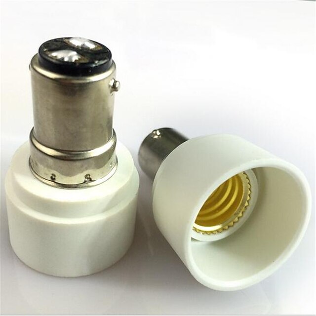  B15D to E14 Lamp Bulb Holder Adapter Lighting Accessory 1Pcs