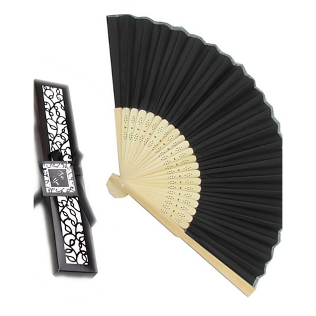  Material Party / Evening Hand Fans Bamboo Beach Theme Classic Hand Fan