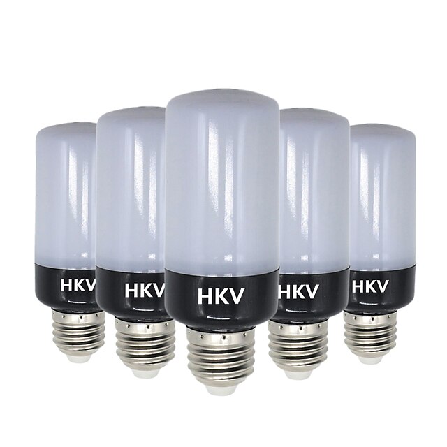  HKV 5pcs 10 W LED-kornpærer 850-950 lm E14 E26 / E27 100 LED perler SMD 5736 Varm hvit Kjølig hvit 220-240 V / 5 stk. / RoHs