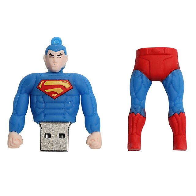  Nový karikatura kreativní superman usb 2.0 64GB flash disk u paměťové karty disku