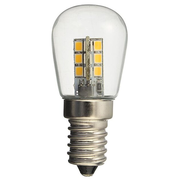 hkv® led bulb e14 1w 2835smd 24led glass shade 360-градусный угол освещения теплый холодный белый для швейной машины холодильник