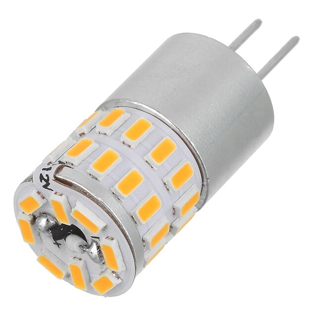 G4 أضواء LED Bi Pin T 48 المصابيح SMD 3014 أبيض دافئ أبيض كول 200-300lm 3000/6500K AC/DC 12V 