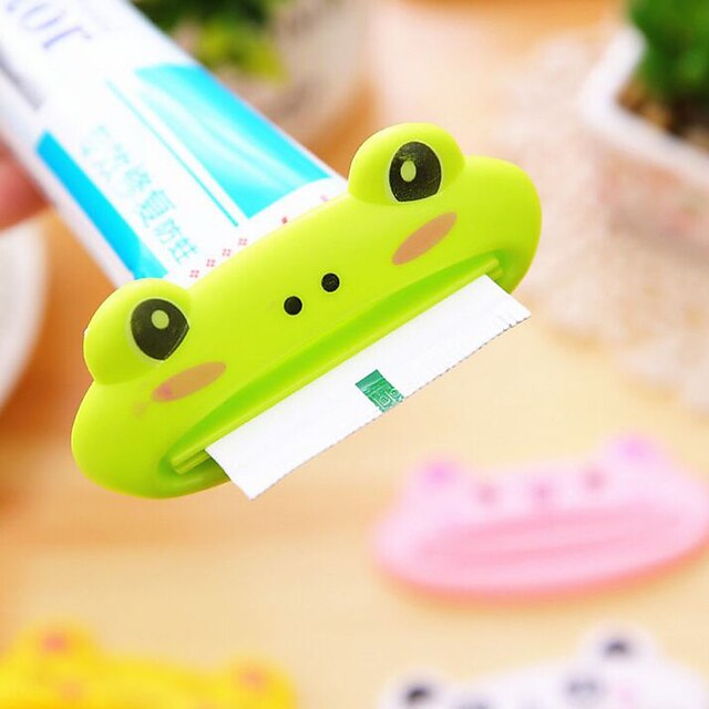 8PCS Animal Pattern Toothpaste Tube Squeezer Clip Easy Dispenser Roll Holder
