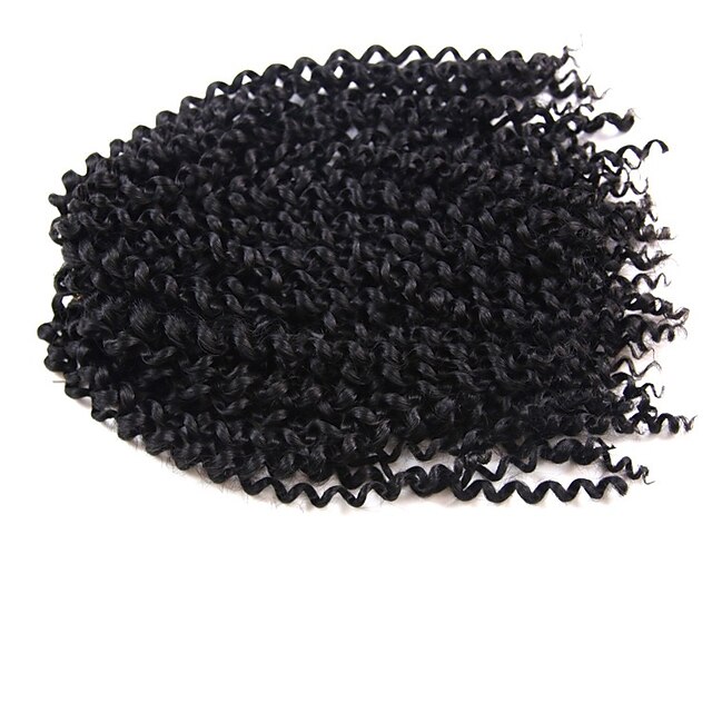 Jerry Curl Pre-loop Crochet Braids Human Hair Braids Braiding Hair 1pc ...