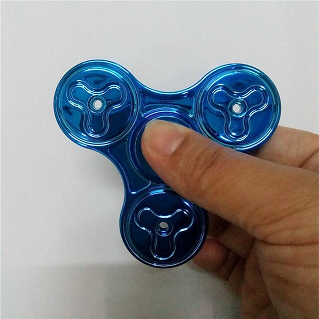  Handkreisel Handspinner Zum Töten der Zeit Stress und Angst Relief Fokus Spielzeug Büro Schreibtisch Spielzeug Lindert ADD, ADHD, Angst, Autismus Kinder Erwachsene Jungen Mädchen Metalic