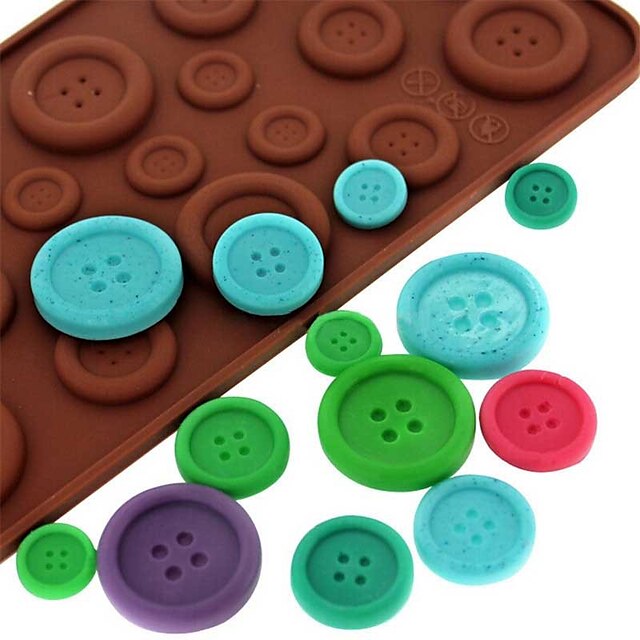  1pc Silicone Eco-friendly Nonstick 3D For Chocolate For Ice For Candy Mold Bakeware tools
