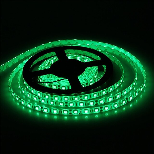  St. Patrick's Day Lights LED Strip Lights Flexible Tiktok Lights 600 LEDs 10mm Warm White White Green Yellow Blue Red Cuttable Self-adhesive Suitable for Vehicles Linkable DC 12V