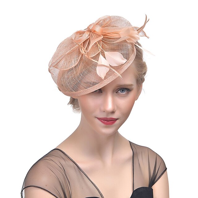  Tulle / Feather / Net Fascinators with 1 Wedding / Special Occasion Headpiece