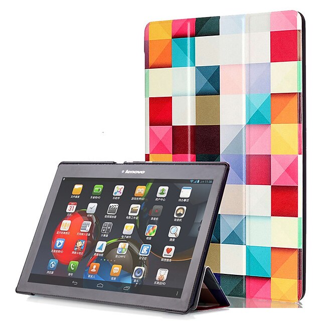  Case For Lenovo Full Body Cases / Tablet Cases Hard PU Leather for Lenovo Tab 2 A10-30F / L (TB2-X30)