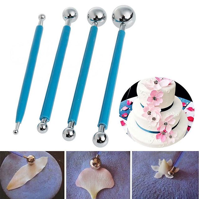  4pcs Decorating Tool Wedding Stainless Steel For Cake