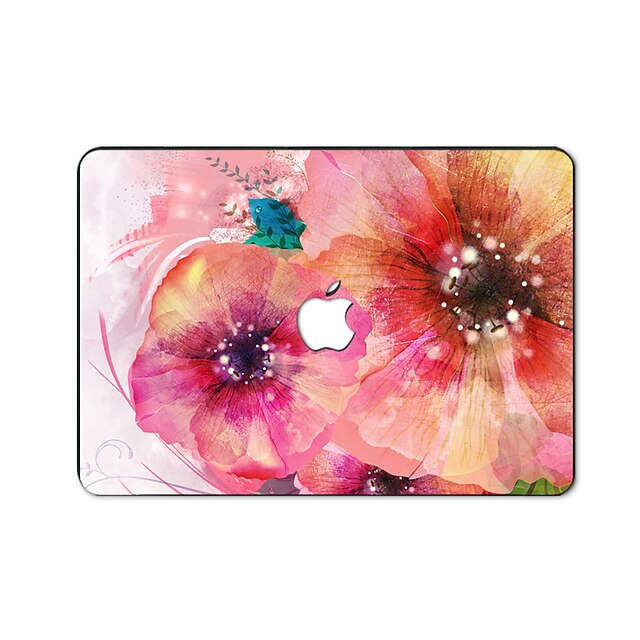  MacBook Case / Laptop Cases Flower Plastic for New MacBook Pro 15-inch / New MacBook Pro 13-inch / Macbook Pro 15-inch