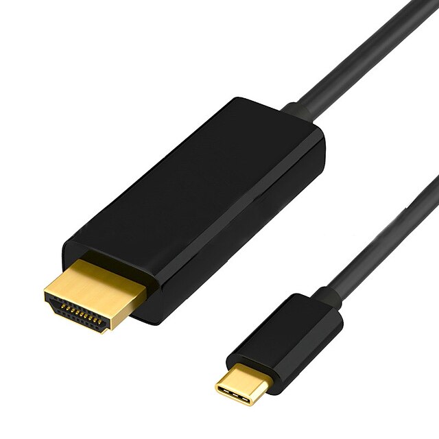 HDMI 2.0 Adapterkabel, HDMI 2.0 nach USB 3.1 Typ C Adapterkabel Male - Male 4K*2K 1.8M (6Ft)