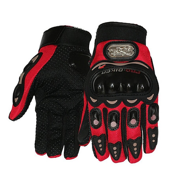  Full Finger Unisex Motorcycle Gloves Carbon Fiber Breathable