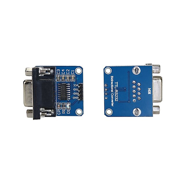  Chip de transferência max232cse rs232 para módulo de conversor ttl com placa serial (2pcs)