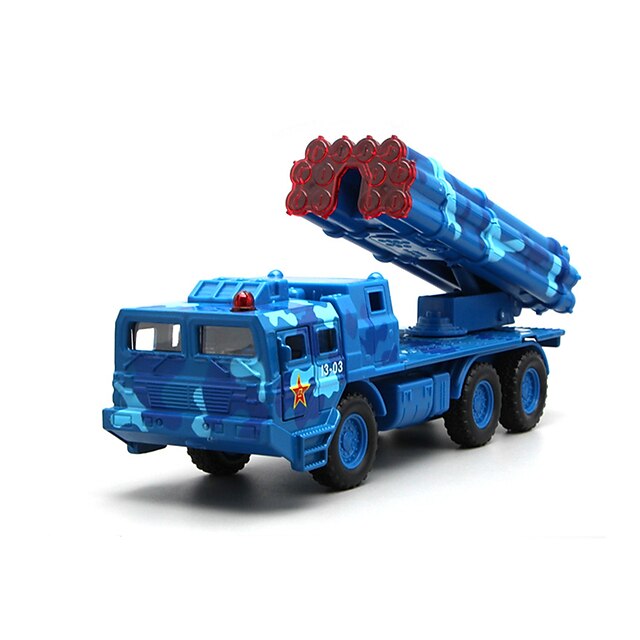  Metalllegierung Lastwagen Militärfahrzeuge Spielzeug-Autos Modellauto Simulation Musik & Licht LKW Unisex Auto Spielzeug
