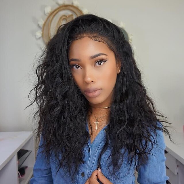  hot glueless lace front human hair brazilian lace wigs with natural hairline 100 virgin human hair natural wave 130 density lace front wigs in sale