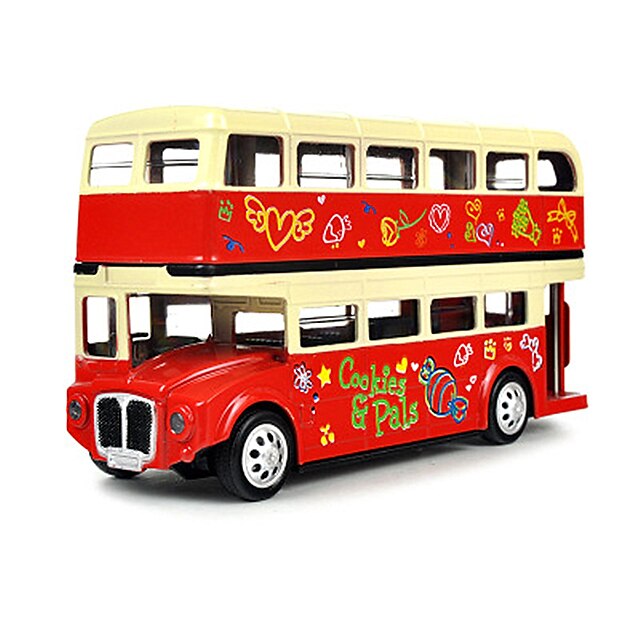  Autíčka Autobus Autobus Hudba a světlo Hračky pro vozidla do aut pro párty nebo dárek k narozeninám pro děti / Dětské