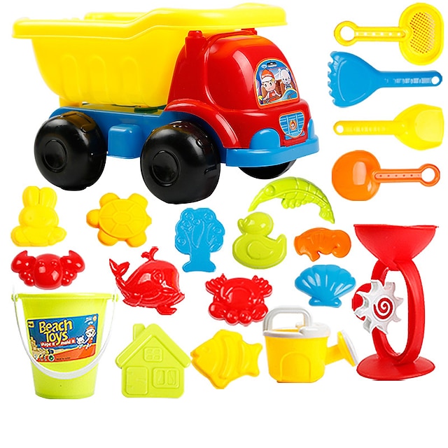  Beach Toy Beach Sand Toys Set Water Toys Plastics Fun Large Size Holiday For Kid's Adults'