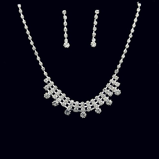  Dámské Sady šperků Kapka Luxus Náušnice Šperky Bílá Pro Svatební Párty Výročí Narozeniny