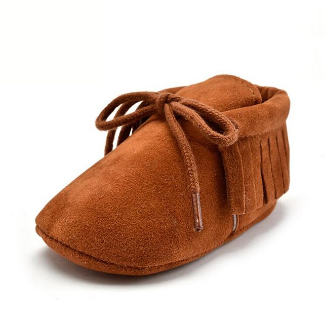  Para Meninas Microfibra Mocassins e Slip-Ons Crianças Primeiros Passos Mocassim Rosa claro / Camel / Khaki Verão / Outono / Festas & Noite