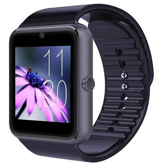  GT08 Męskie Inteligentny zegarek Android Bluetooth Ekran dotykowy Odbieranie bez użycia rąk Kamera Dźwięk Lokalizator Czasomierze Stoper Krokomierz Powiadamianie o połączeniu telefonicznym / Pilot