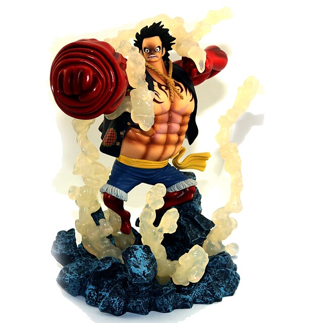  Figures Animé Action Inspiré par One Piece Monkey D. Luffy PVC 19 cm CM Jouets modèle Jouets DIY 