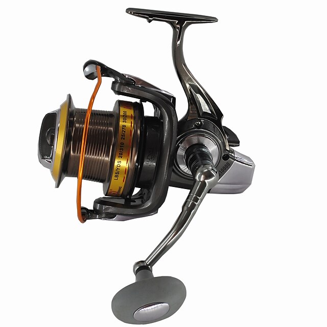  Spinning Reel 4.6:1 Gear Ratio+13 Ball Bearings Hand Orientation Exchangable Sea Fishing / Bait Casting / Spinning - HTS10000 / Jigging Fishing / Freshwater Fishing / Carp Fishing / General Fishing