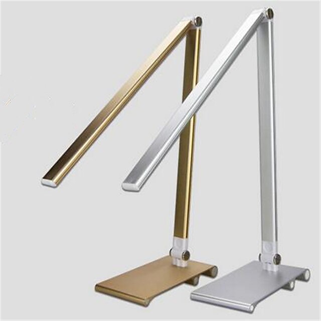  Metal Desk Lamp Eye Protection Table Lamp Golden Silvery Modern Contemporary Home Office 220V 