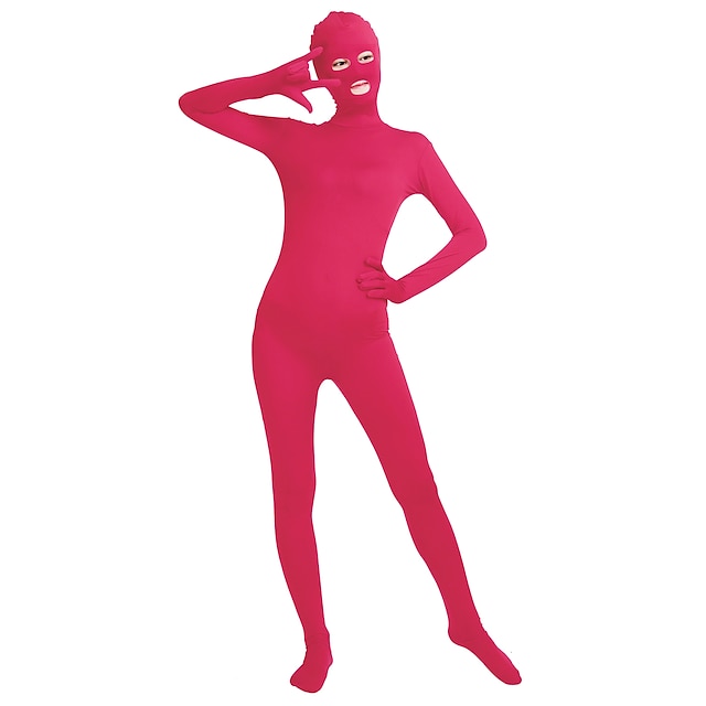  Shiny Zentai Suits Catsuit Skin Suit Adults' Lycra Cosplay Costumes Sex Men's Women's Solid Color Halloween Carnival New Year / High Elasticity