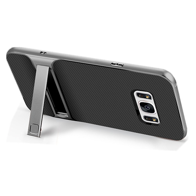  Capinha Para Samsung Galaxy S8 Plus / S8 / S7 Antichoque / Com Suporte Capa traseira Sólido Rígida TPU