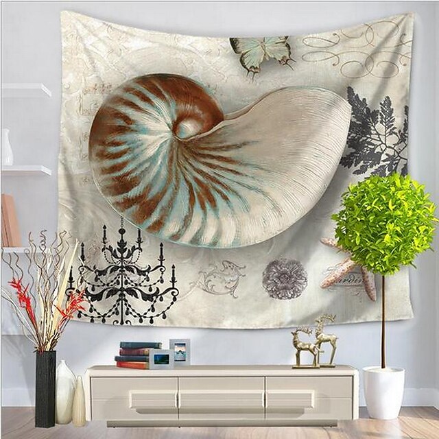  Strand / Tier Wand-Dekor 100% Polyester Einfach / Mit Mustern Wandkunst, Wandteppiche Dekoration