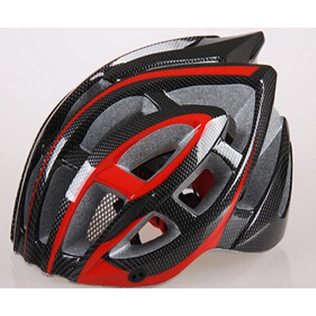  Bike Helmet N / A Vents Impact Resistant Adjustable Fit Ventilation Sports Road Bike Mountain Bike MTB - Sky Blue Red Blue / Integrally-molded