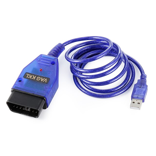  409.1 obd2 cabo usb ferramenta de diagnóstico de scanner auto para audi volkswagen - azul